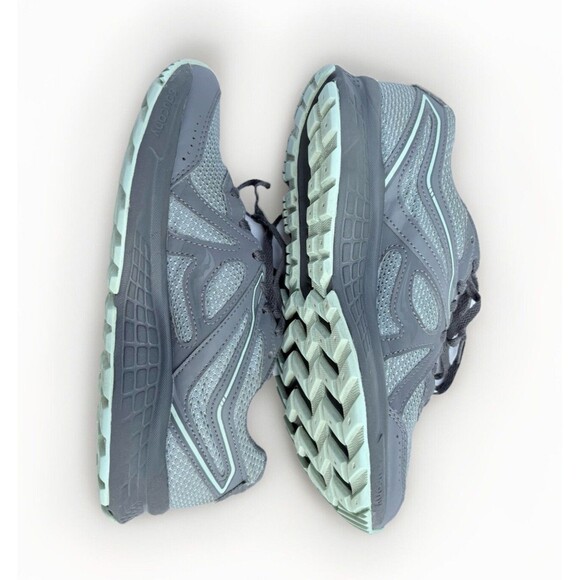 Saucony Grid Cohesion Tr11 Womens Sneakers 7 Running Shoes Gray/Mint Green - Picture 7 of 9